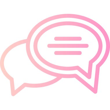 konuşma kabarcığı vektör çizimi