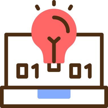 Bilgisayar. Web simgesi basit illüstrasyon