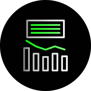 Eşsiz Veri Merkezi Vektör Kabartma Simgesi