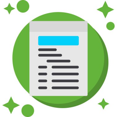 İş ikonu. vektör illüstrasyonu.