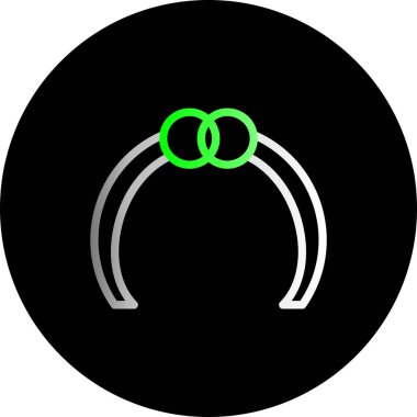 Bir b simgesinin vektör illüstrasyonu