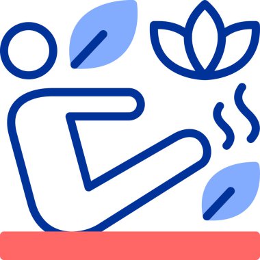 Yemek. Web simgesi basit illüstrasyon