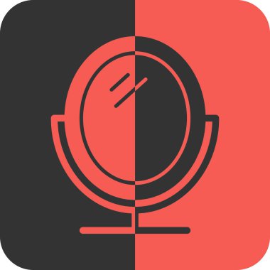 Bir mikrofon simgesinin vektör çizimi