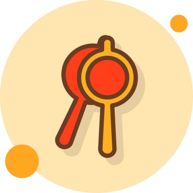 Çizgi film simgesinin vektör çizimi