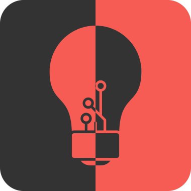 Ampul Simgesi, Vektör illüstrasyonu