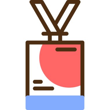 Madalya. Web simgesi basit illüstrasyon