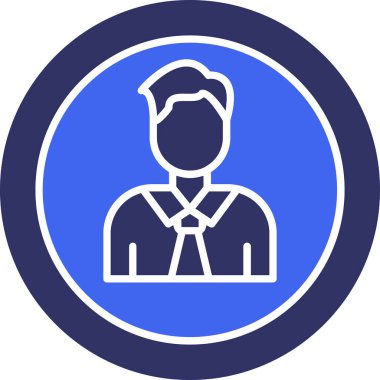 İnsan simgesinin vektör illüstrasyonu