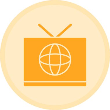 Web düz renk simgesi. vektör simgesi şablonu