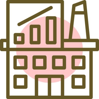 Yapı simgesinin vektör illüstrasyonu