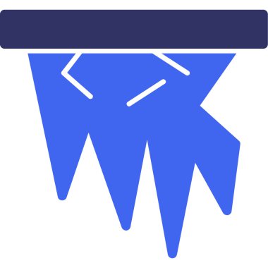 Buz. Web simgesi basit illüstrasyon