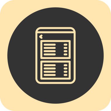 gazete simgesi vektör illüstrasyonu