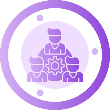 Takım simgesi vektör illüstrasyonu