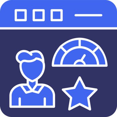 seo modern simgesinin vektör illüstrasyonu