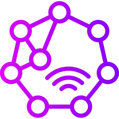 şebeke. Web simgesi basit illüstrasyon