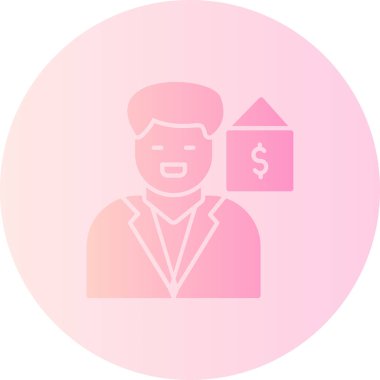 Kalp simgesi olan bir evin vektör çizimi