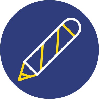 Kalem. Web simgesi basit bir illüstrasyon. kalem, vektör, resimleme