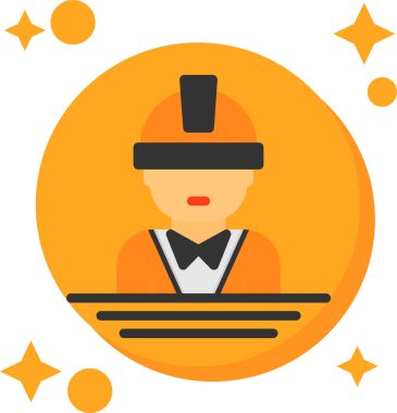 Avatar simgesi. vektör illüstrasyonu