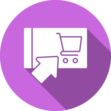 Bir alışveriş arabasının vektör çizimi