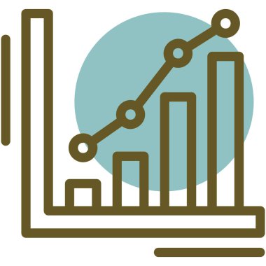grafik çizelgesi vektör simgesi