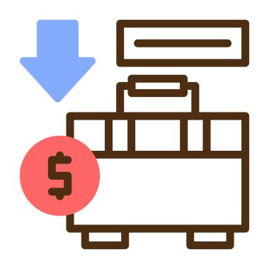 Nakit. Web simgesi basit illüstrasyon