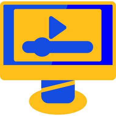 Bilgisayarın vektör illüstrasyonu