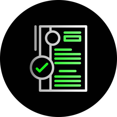 vektör kontrol listesi ico, vektör illüstrasyonu