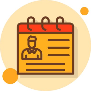 Takvim. Web simgesi basit illüstrasyon