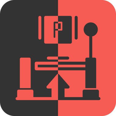 Modern simgenin vektör illüstrasyonu