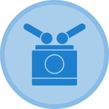 Bir kamera simgesinin vektör illüstrasyonu