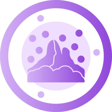 Ay simgesi, modern vektör çizimi