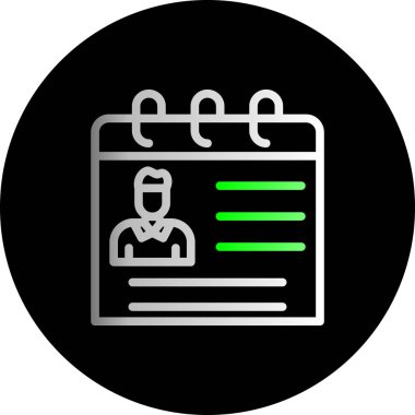 İş ve finans simgesinin vektör illüstrasyonu