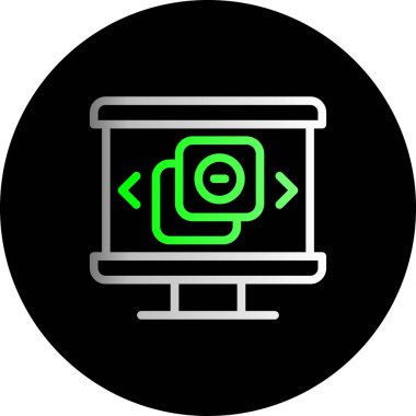 tarayıcı web geliştirme simgesi, vektör illüstrasyonu