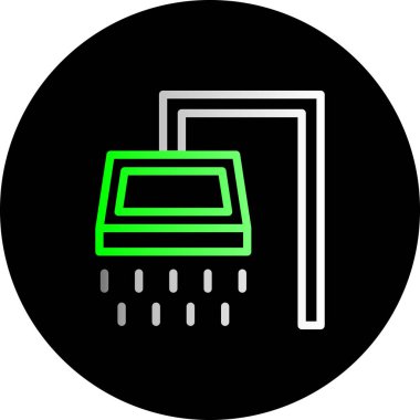 Modern simgenin vektör illüstrasyonu