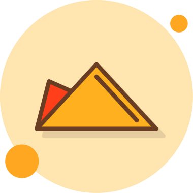 kamp çadırı vektör simgesi