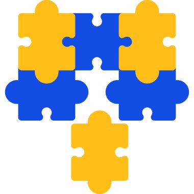 Bulmaca simgesi vektör çizimi