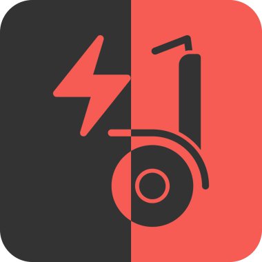 Elektrik güç vektör simgesi