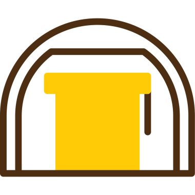 Bir ahşap simgenin vektör illüstrasyonu