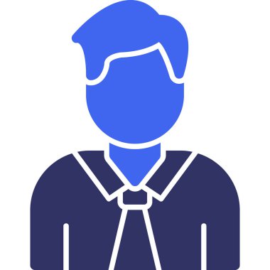 Sakal simgesi olan bir adamın vektör çizimi