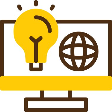 ampul ışık fikir simgesi