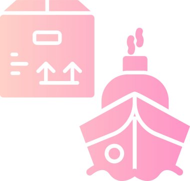 Gemi simgesi vektör illüstrasyonu