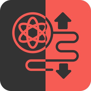 Vektör illüstrasyonu, arkaplanda simge