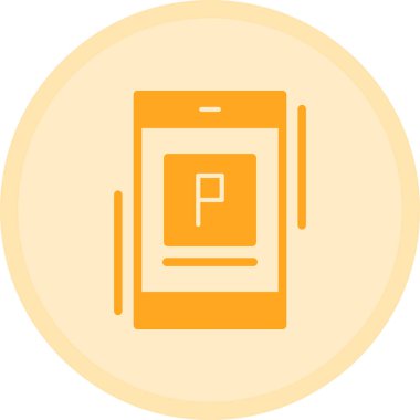 Modern simgenin vektör illüstrasyonu