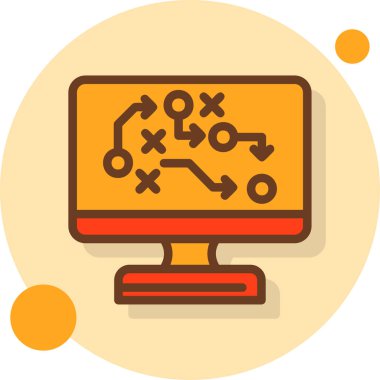 iş yönetimi simgesi vektör illüstrasyonu