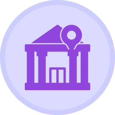 Harita. Web simgesi basit illüstrasyon