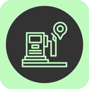 konum haritası vektör illüstrasyonu