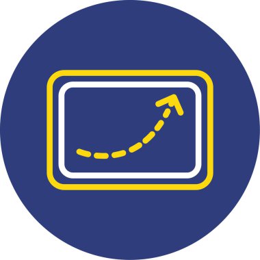 ok simgesi vektör illüstrasyonu