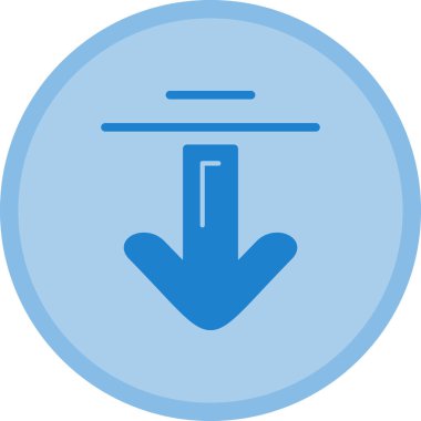 Ok. Web simgesi basit illüstrasyon