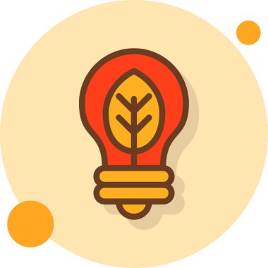 ampul simgesi vektör illüstrasyonu