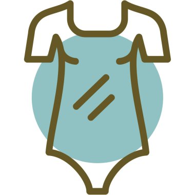 bebek giysisi simgesi - taslak biçimi