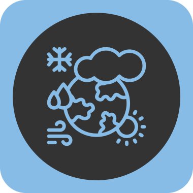 Kar simge vektör çizim